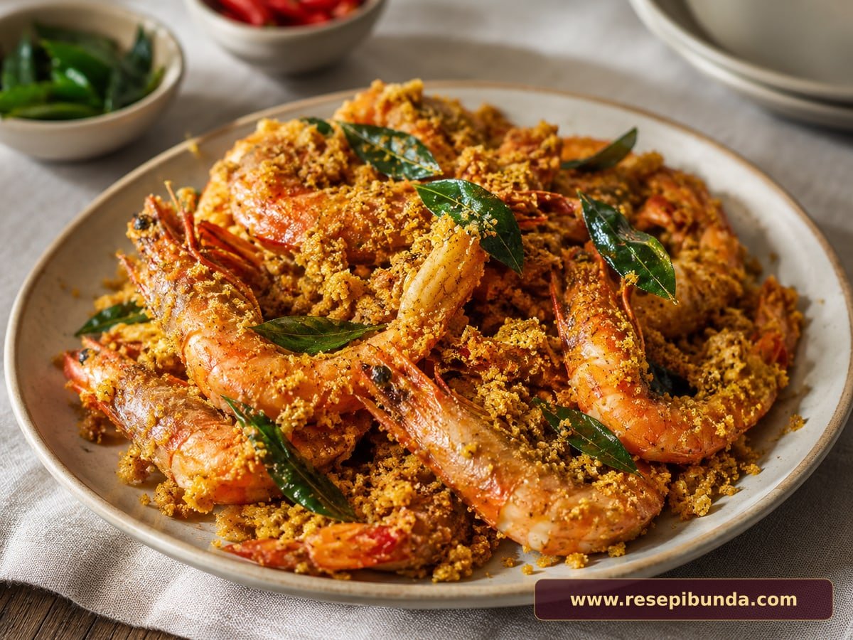 Hidangan Udang Salted Egg