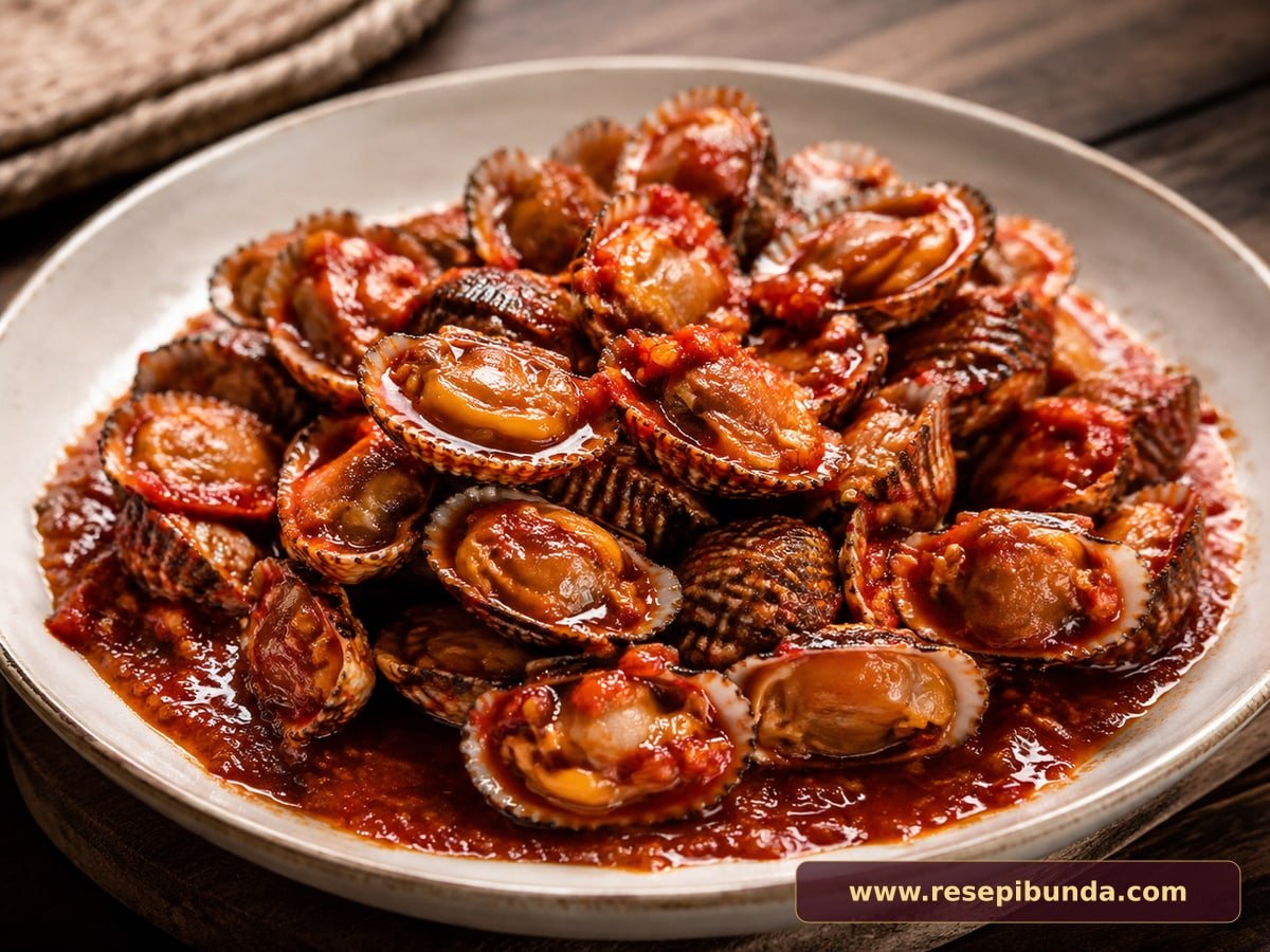 Hidangan Kerang Dara Saus Pedas
