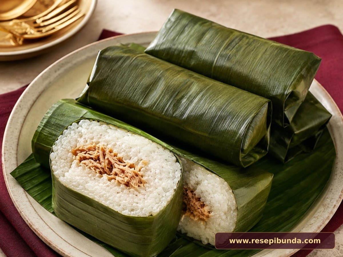 Hidangan Lemper Ayam