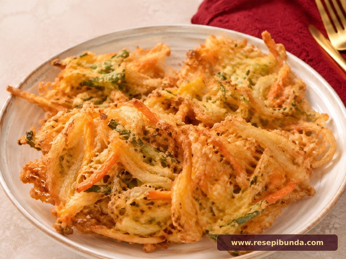 Hidangan Bakwan Sayur Renyah