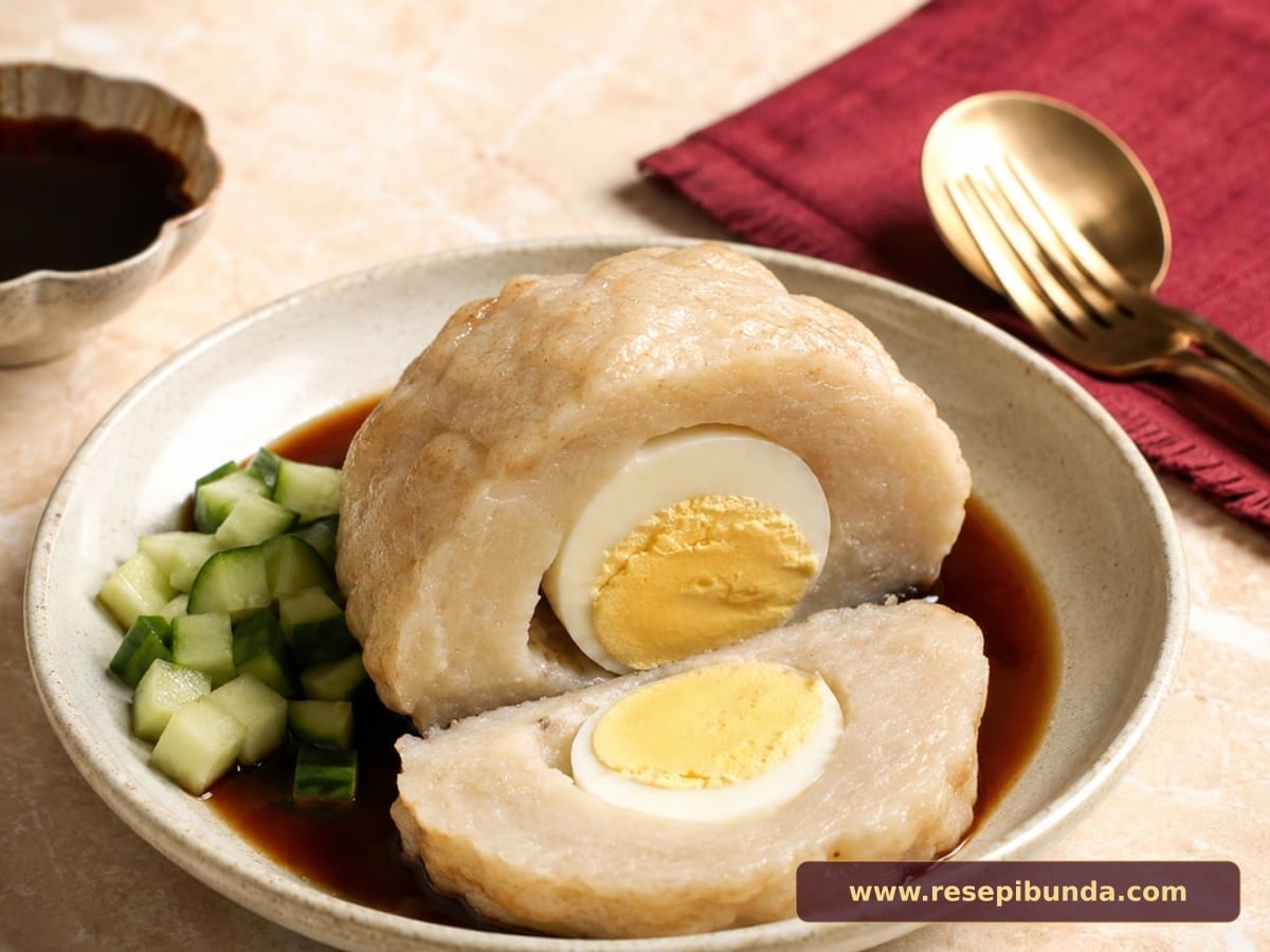 Hidangan Pempek Kapal Selam