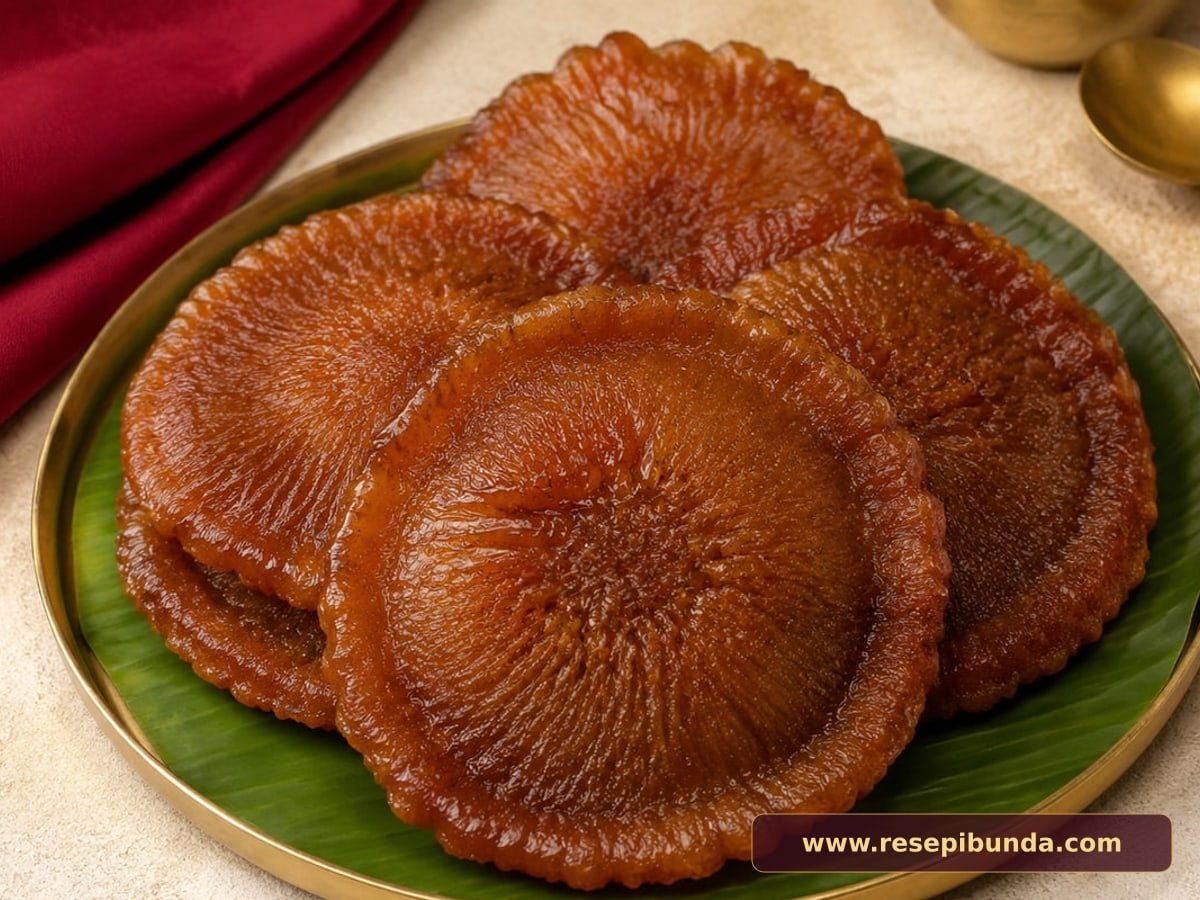 Hidangan Kue Cucur Gula Aren