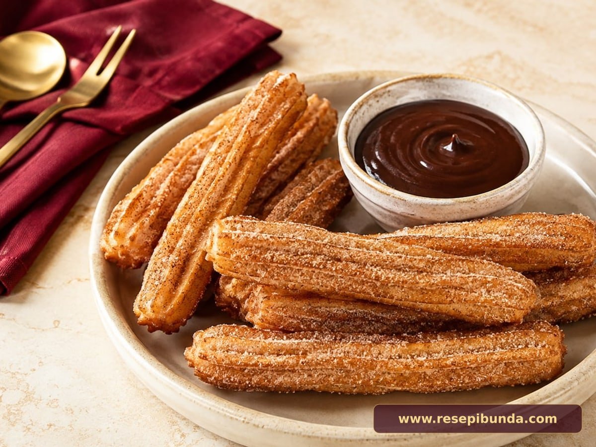 Hidangan Churros Kayu Manis